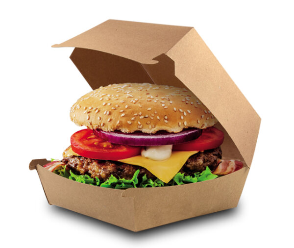 Burgerbox &quot;Pure&quot; Bio braun gro&szlig;,...