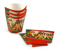 Wrap-Schütte "Wrap the best!" bedruckt, Palette 60.000 Stück