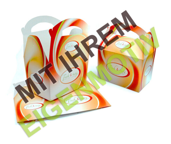 Anfrage: Lunch-Box mit Tragegriff, bedruckt mit Ihrem Eigenmotiv / Logo