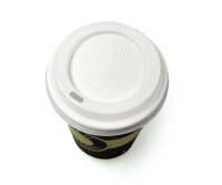 Plastik-Deckel f&uuml;r Kaffeebecher / Kaffee-To-Go Becher 80mm 9oz / 200ml